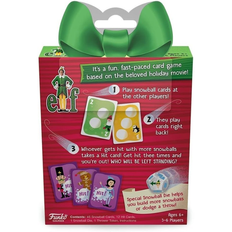 Funko Elf - Snowball Showdown Card Game, Multicolour