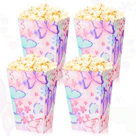 BACH AND BOUJEE 12pcs Butterfly Birthday Bags Party Bags Children's Birthday Gift Bags Butterfly Decoration Birthday for Packaging Gifts Birthday Party