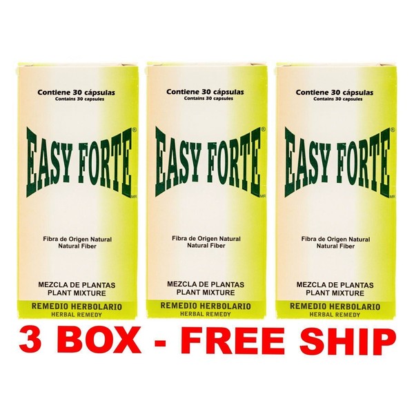 3 PACK EASY FORTE de Easy Figure Labs 100% AUTHENTIC 3 MONTH Supply - 90 Dias