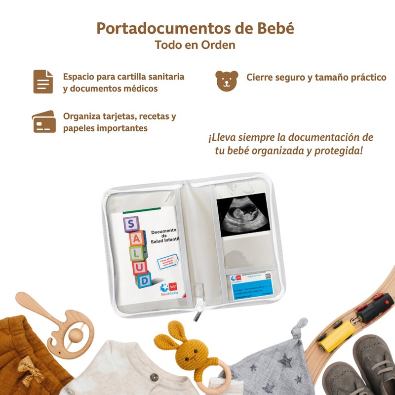 TENDS Baby Document Bag - Document Holder for Babies as