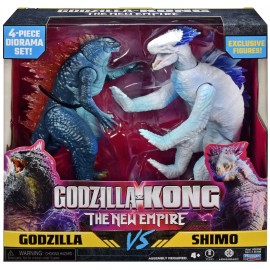 Playmates Godzilla x Kong The New Empire Monsterverse Godzilla vs Shimo Action Figure Set
