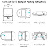 Car Seat Travel Bag,Padded Car Seats Backpack with Steel Cable