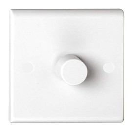 Deta S1414 Universal LED Dimmer Switch 1 Gang Multiway dimming - 250 Watt (White)