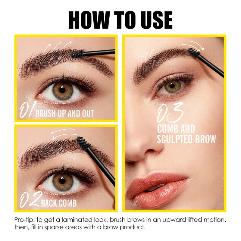 Gel Para Cejas Perfilador Instantáneo A Prueba De Sudor