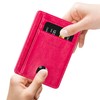 TOURSUIT Travel Minimalist Slim Front Pocket Wallet for Men Women,