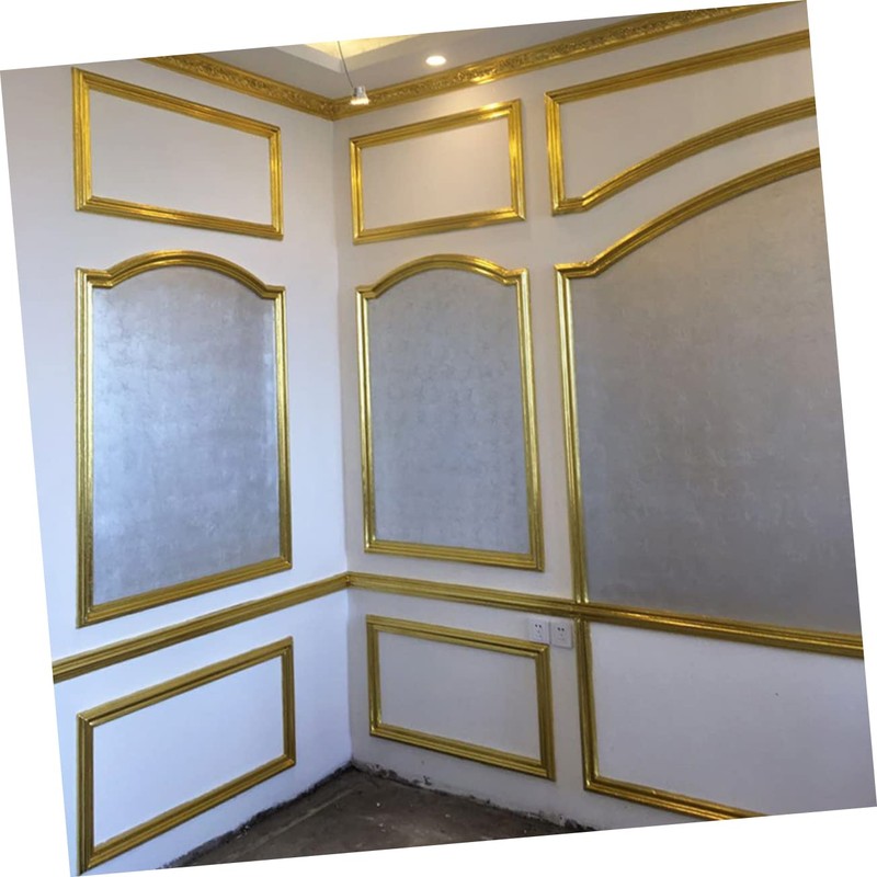 Gadpiparty 200 Sheets Imitation Gold Leaf Foil Paper for Arts