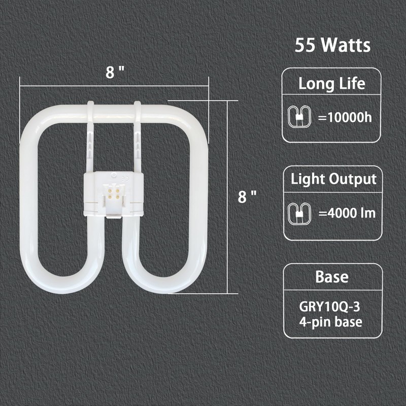 KosunRefill 2D 55W(F552D/830) Replacement Bulb for G E General Electric