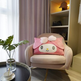 AMZROMI Anime Pillow Cover Cute Pillow Cover Kawaii Cute Pillow Cases Girl Plush Pillow Slips for Dormitory/Decorative Bedroom/Livingroom 62×42cm