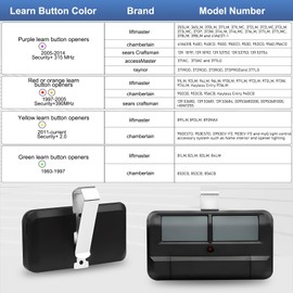 Upgrade 892lT Garage Door Opener Remote for Liftmaster, 2-Button Security+ 2.0 Learning Remote Control Replaces 972lM 372lM 62lM,Works with Chamberlain Craftsman Dip Switch, Etc. 2pack
