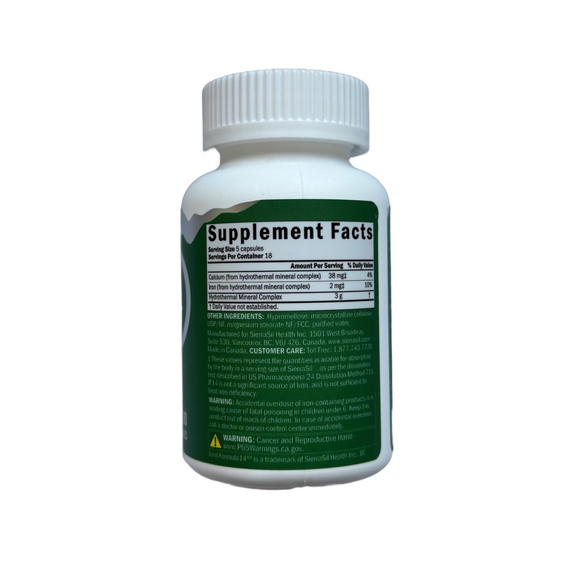 Sierrasil SierraSil? Joint Formula 14? - Promotes Joint Health, Vegan,