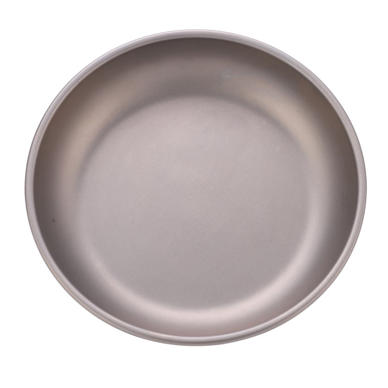 Pure Titanium Saucer Dishes Outdoor Tableware Camping Hiking Plates Cutlery