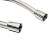 AquaParts Anti-twist shower hose, 40 cm, black, universal shower hose,