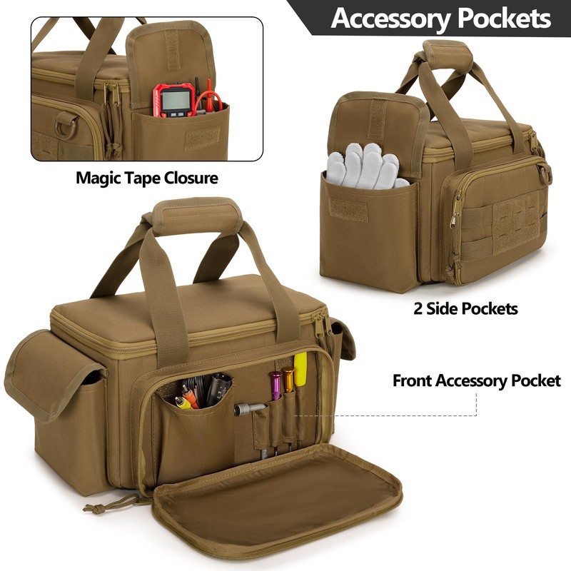 Rexmica Small Tool Bag for Men, Tool Storage Organiser with