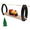 Locorico - 3 Wooden Train Hanging Brackets