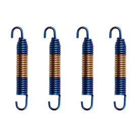 Tiardey Motorcycle Exhaust Stainless Steel Color Spring kit for Puller Installer Hook Tool with Exhaust Pipe - 75/50mm Spring