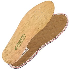 Nawemo Cedar Soles + Cinnamon Soles Brown in Bundle for Men - The Original Premium Insoles Made of Cedar Wood and Cinnamon in Bundle - Against Sweaty Feet, Athlete's Foot and Cold Feet, Wood brown