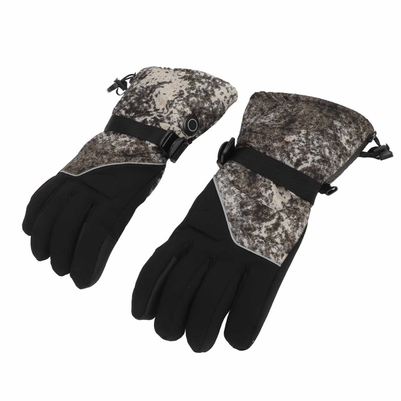 Electric Thermal Gloves Polyester Adjustable Temperature Anti Slip Touch Screen