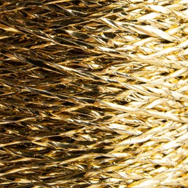 2 Skeins of Sensy Premium 350 Yards Metallic Twisted Twine Cord (Gold)