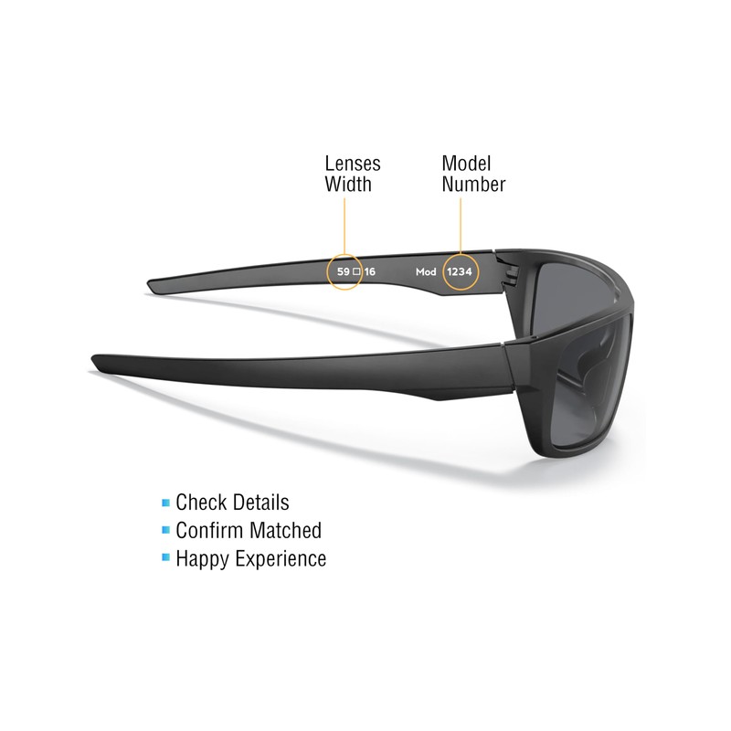 Bowyer 1 Pair Replacement Nose Pads Compatible with Oakley Crossrange/Split