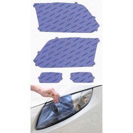 Lamin-x Custom Fit Blue Projector Headlight Covers for Dodge Ram Truck 2500, 3500 Classic (13-19)