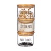 Sass & Belle Beauty Stacking Jars - Set Of 3