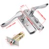 Hardbase Hardware Door Knob Toilet Indoor Bathroom Lever Handle Without