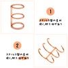 YONGDING Loose Leaf Binder Ring, Binding Binding, 3 Holes, Hole
