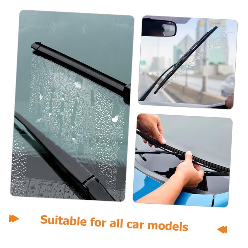 PACKOVE Windshield Wiper Blades 4pcs Window Wiper Strip Replacement Wiper