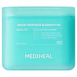 Mediheal Madecassoside Trace Derma Pads 2nd generation, 100 sheets, 2 units / 메디힐 마데카소사이드 흔적 더마 패드 2세대, 100매입, 2개