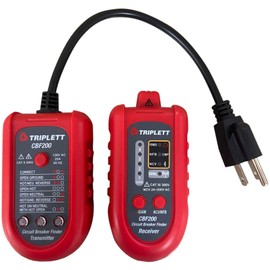 Triplett CBF200 3-in-1 Circuit Breaker Finder, GFCI Receptacle Tester, and Non-Contact AC Voltage Detector