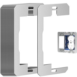 Wall Plate Spacer for Outlets, Device Leveling Plates, Outlet Shims Flush fit Leveling Plate for Fixing Walls Electrical Outlet Electrical Boxes, 20 Pcs