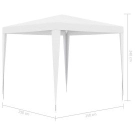 vidaXL Party Tent 8.2'x8.2' White