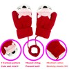 Warm Knitted Mittens for Toddlers Cute Cartoon Winter Gloves Full
