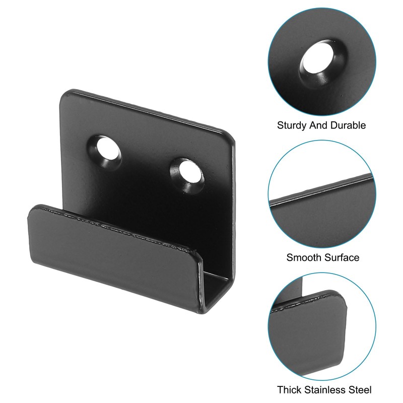 sourcing map 6Pcs Mounting Bracket, 40x35mm Stainless Steel Tile Display