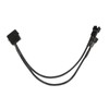 FBHDZVV 2Pcs 4 Pin PWM Fan Splitter Adapter Cable, 4pin