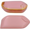 OVIOBOER Pink Soft TPU Key Fob Cover Case Protector for