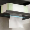 Toilet Paper Dispenser Shelf Space Saving Multifunction Wall Mounted Self