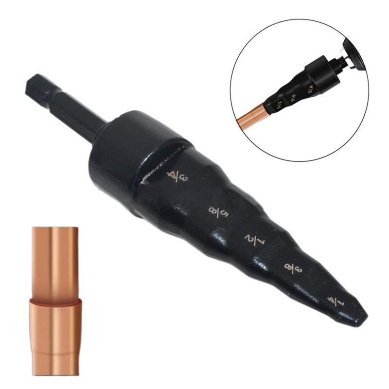 Zeizafa 5 In 1 Coppers Pipe Expander Swaging Drill Bit