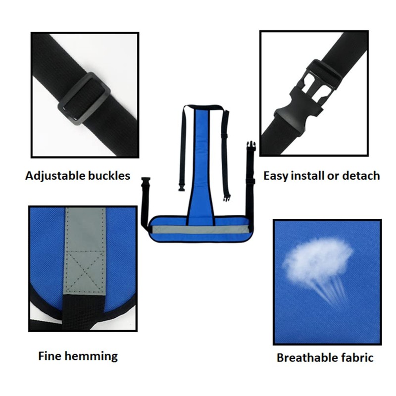 WEEOATAR Wheelchair Safety Belt,T-Shape Chair Waist Lap Strap Prevent Tilting