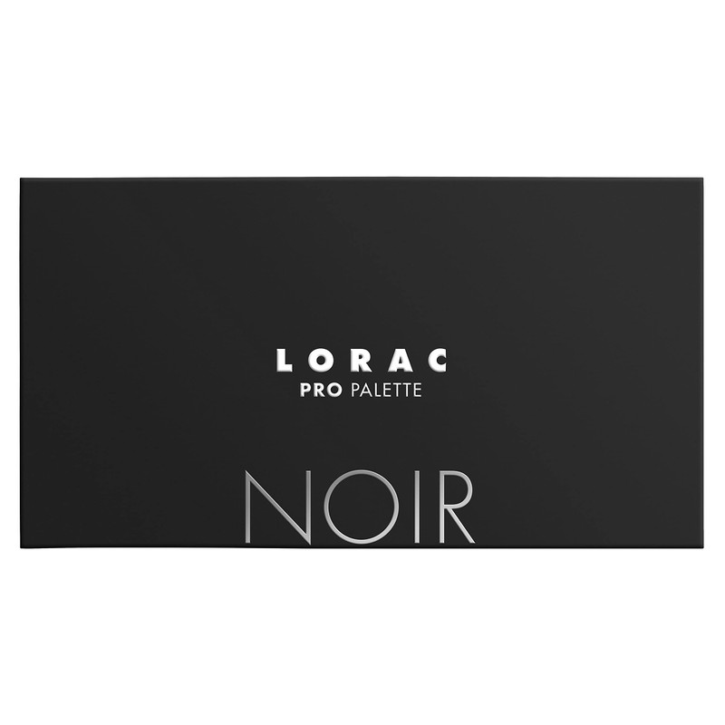 LORAC PRO Matte & Shimmer Eyeshadow Palette, Noir | Glitter