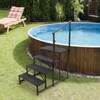 4 Step Ladder, Porch Steps with Handrails, Above Ground Pool
