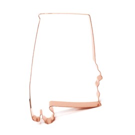 Alabama ~ Large State of Alabama Copper Cookie Cutter