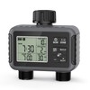 Haozee Watering Computer 2 Outputs, Garden Watering Timer with Rain