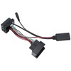 Bluetooth 5.0 AUX IN Audio Cable Adapter with Microphone Replacement