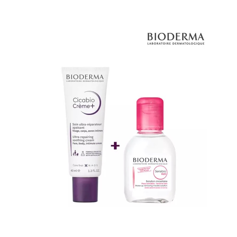 Bioderma NEW 바이오더마 시카비오 크림+ 40ml +센시비오 H2O 100m New