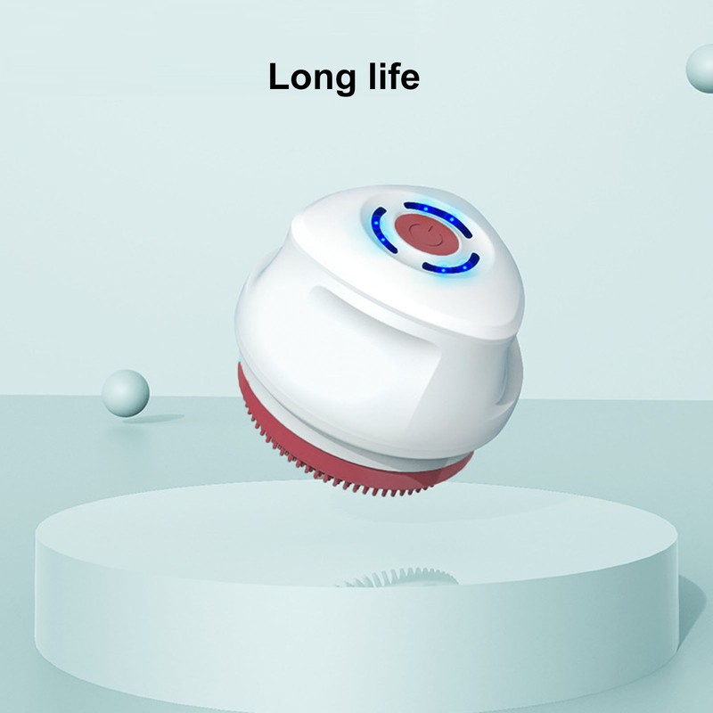 Electric Bath Brush Rechargeable Waterproof Detachable Cordless Body Scrubber Back