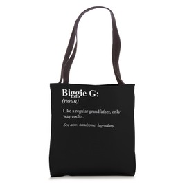 Funny Grandfather Definition Design - Biggie G Tote Bag