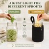 Blushtier 2 Pcs 32oz Mason Jar Sleeves Regular and Wide