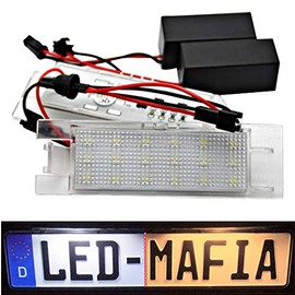 LED Number Plate Lighting Module E-Mark Plug & Play Xenon Look 1g
