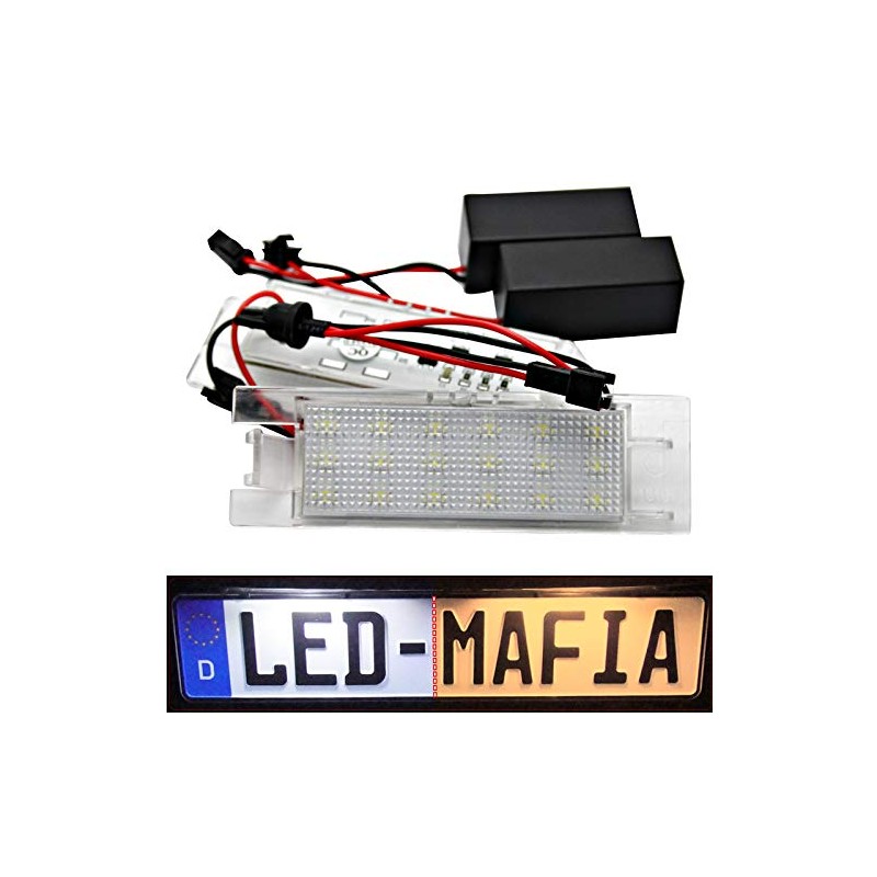 LED Number Plate Lighting Module E-Mark Plug & Play Xenon